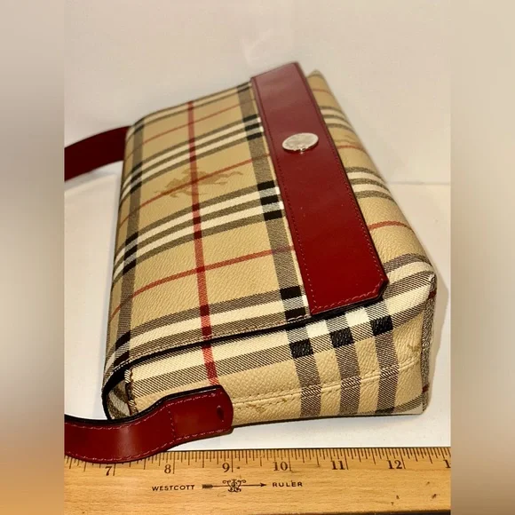 AUTHENTIC VINTAGE BURBERRY LONDON MADE IN ITALY RARE EUC! - Picture 14 of 16